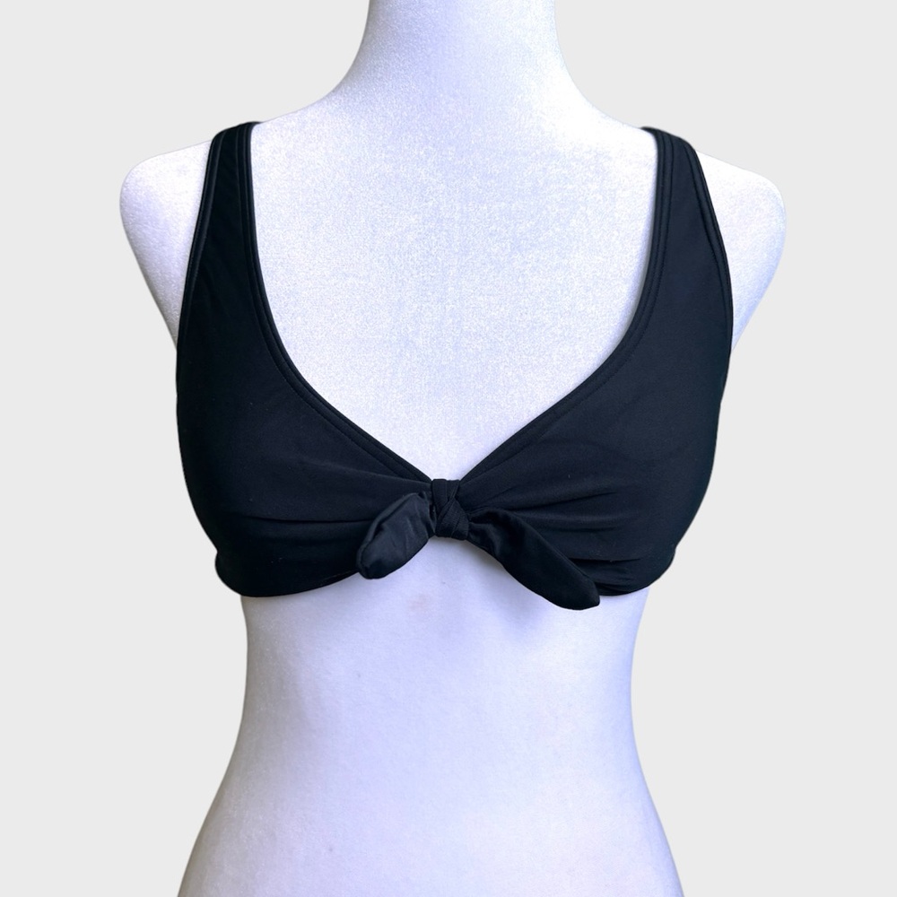 Abercrombie & Fitch black bow bikini top